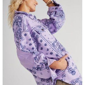 Free People Ruby Jacket West Coast in Lilac - Size M - New